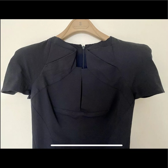 Spring 2012 Runway Zac Posen Navy Dress, Sz 4 - Picture 3 of 11